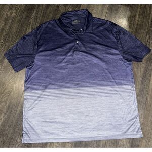 BEN HOGAN performance polo shirt men's 3xl Blue Button casual‎